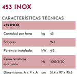 Maquina Soft sobre mesón 453 INOX (con Bomba) Iceteam 1927