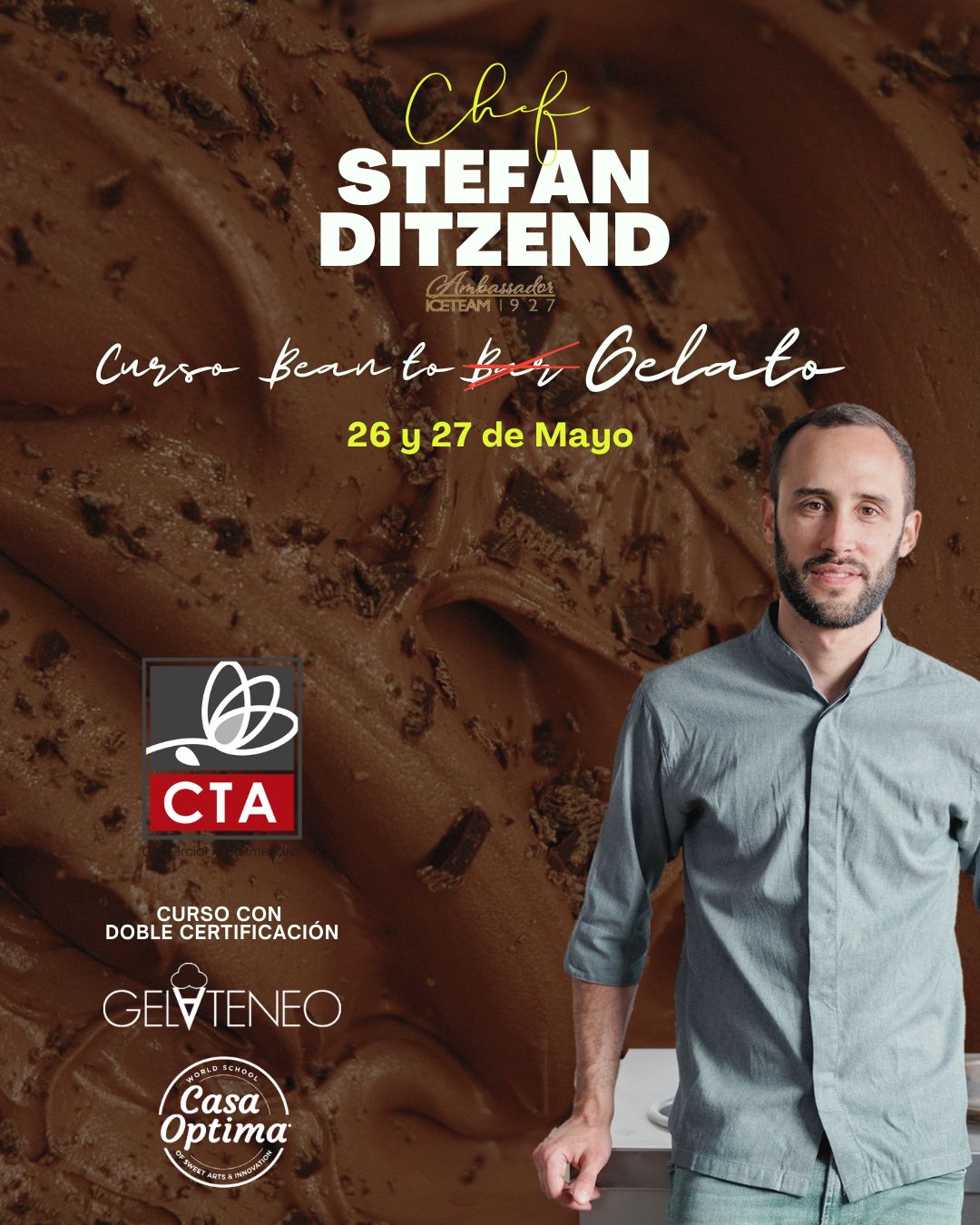 Curso Bean to Gelato! con Stefan Ditzend